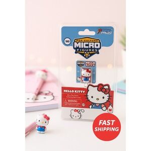 World's Smallest‎ Hello Kitty Pop Culture Micro Figure w/ Mini Case NIP